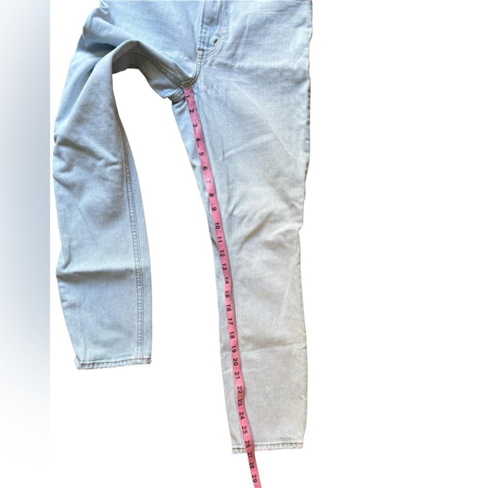 Abercrombie & Fitch The Skinny High Rise Curve Love Jeans Size 27 4 Light Wash - Picture 12 of 16
